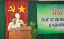Ông Lê Văn Tâm – Phó Chủ tịch Liên hiệp Hội phát biểu tham luận
