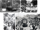 Khoảnh khắc lịch sử xe tăng Quân giải phóng tiến vào Dinh Độc Lập, trưa 30/4/1975; Nhân dân Sài Gòn đổ ra đường chào đón quân Giải phóng