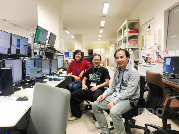 Thành viên nhóm nghiên cứu Neutrino thuộc Viện IFIRSE (Quy Nhơn) tại trung tâm thực hiện thí nghiệm quốc tế T2K (Nhật Bản).