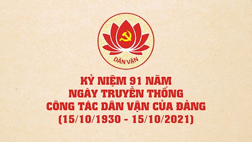 Kỷ niệm 91 năm Ngày truyền thống Dân vận (15/10/1930 - 15/10/2021): Những bài học kinh nghiệm quý báu