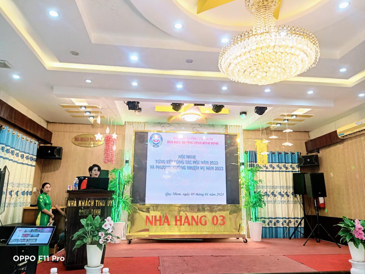 Bà Nguyễn Thị Như Tú - Chủ tịch Hội Điều dưỡng phát biểu tại Hội nghị