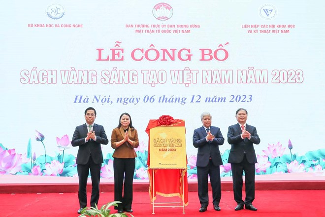 Lễ công bố Sách vàng Sáng tạo Việt Nam năm 2023